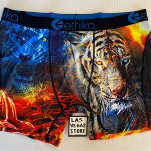 New Ethika Boxer Brief Mid Underwear Spirit Tiger Size 2XL